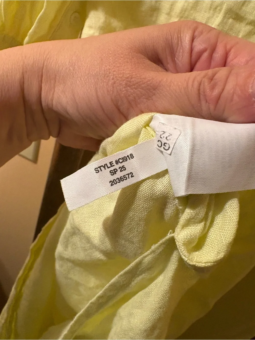 J. Crew Linen Cabana Maxi Dress in Yellow